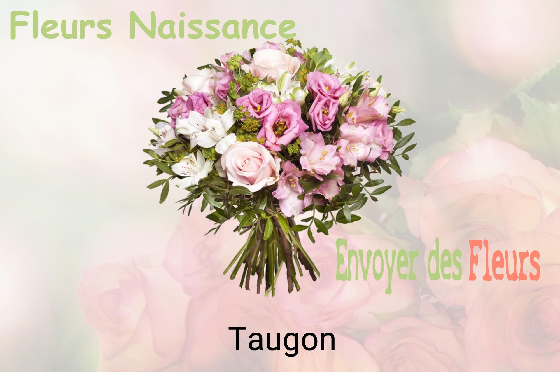 Bouquet de fleurs de naissance livré à Taugon